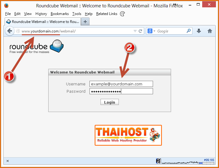 เข้าสู่ระบบอีเมลบนเว็บ